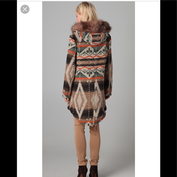 aztec winter coat
